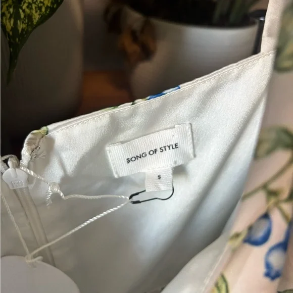 Song of Style Beverley Mini Dress in Blueberry Tart | Small, NWT - Picture 6 of 8